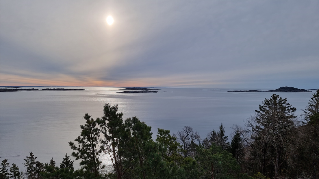 Utsikt over den nordlige delen av området som skal kartlegges i Færder kommune. Foto: Bård Greipsland/Færder komune