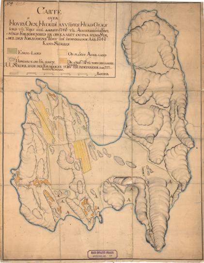 Akershus amt nr 10: Carte over Hovedøen