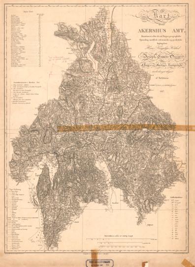 Akershus amt nr 32: Kart over Agerhus Amt