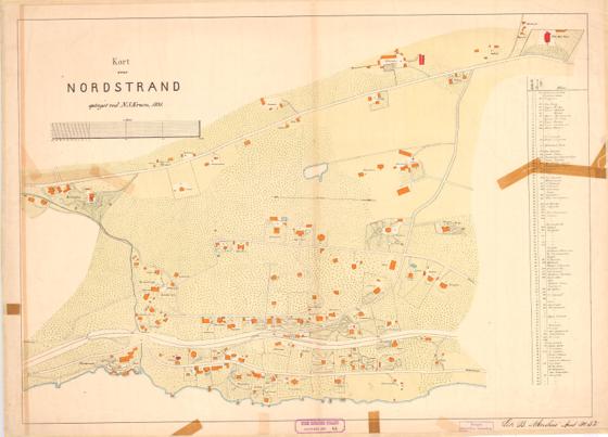 Akershus amt nr 65: Kart over Nordstrand