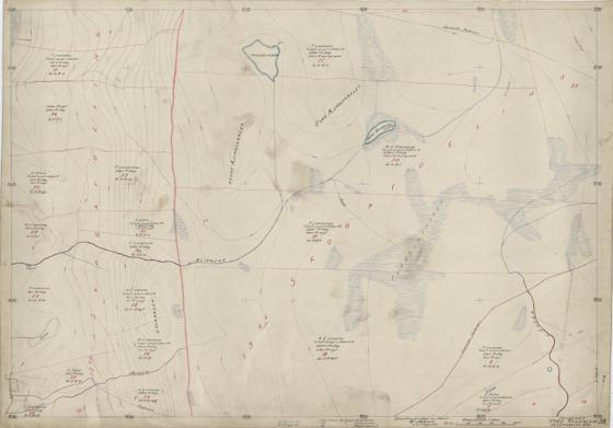 Hedemarkens amt nr 61-38: Skogkart Ytre Rendalen; Hedemarkens Amt