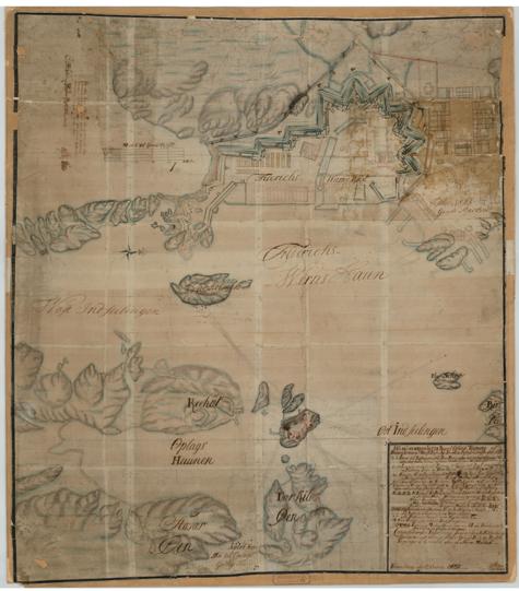 Jarlsberg og Larviks amt nr 6: Kart over Fredriksværns Havn