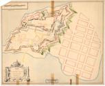 Kristiania amt nr 11: Plan de Forteresse d'Aggershuus et de la ville de Christiania