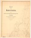 Kristiania amt nr 69: Kart over Kristiania med det Kristiania Bygningslov underlagte Bælte af Aker