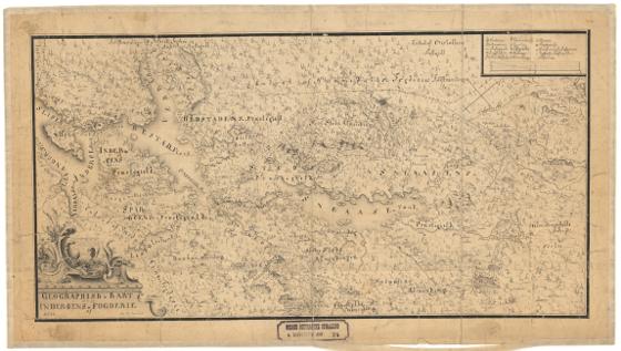 Nordre Trondhjems amt nr 24: Geographisk Kart over Inderøens Fogderi