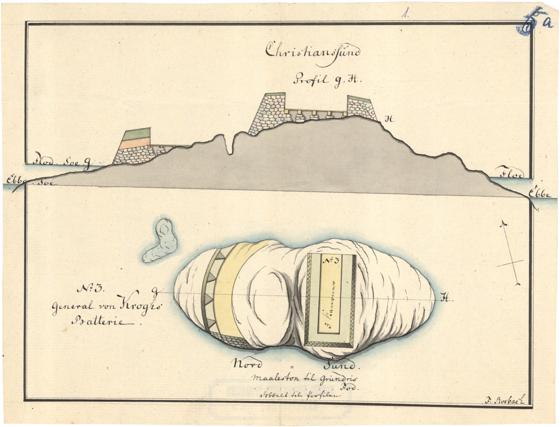 Romsdals amt nr 19-1: Christianssund. General von Kroghs Batterie