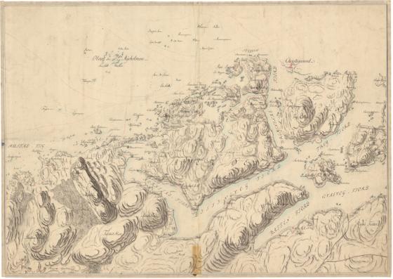 Romsdals amt nr 20: Kart over Christianssund, Averøe, Fredøe m.v.