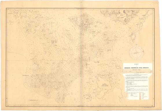 Museumskart 41: kart over Grisebaaene-Torbjørnskjær-Herføl-Nordkoster