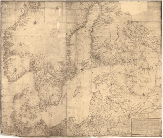 Museumskart 46: Kart over Østersjøen