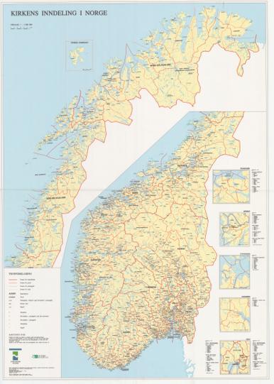 Kirkens inndeling i Norge