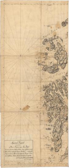 Museumskart 84a: Speciel kaart over en Deel af den Norske Søe-Kyst, Bømmel-Øe.
