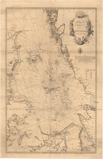 Museumskart 148: Pass Kaart over Kattegatet