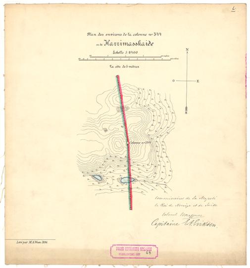 Finmarkens amt 48-L: Grændserøskarter, optagne under Grændserydningerne 1896 og 1897