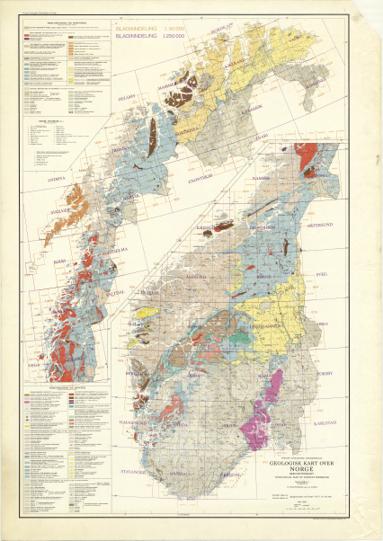 Geologisk kart 51-3: Geologisk kart over Norge