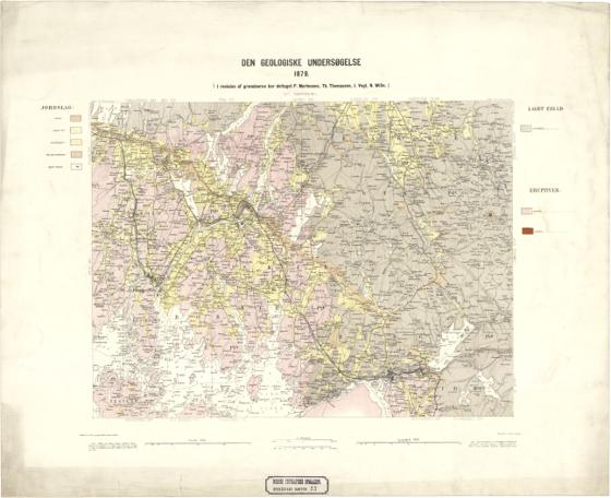 Geologiske kart 13: Den geologiske Undersøgelse, Sarpsborg