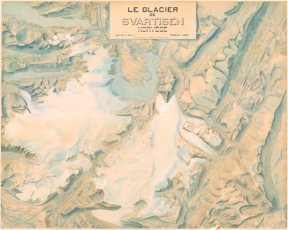 Spesielle kart 128: Le Glacier de Svartisen, Norvège