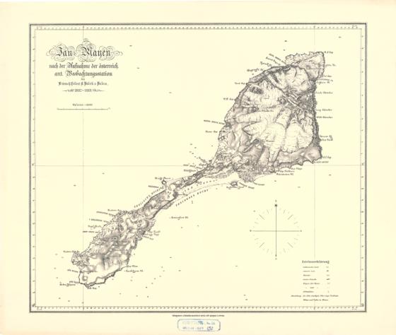 Spesielle kart 132: Jan Mayen nach der Aufnahme der Österreich arct