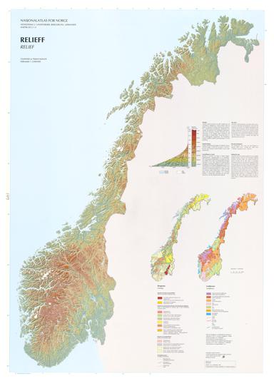 Nasjonalatlas for Norge 149: Relieff, landformer, berggrunn, løsmasser