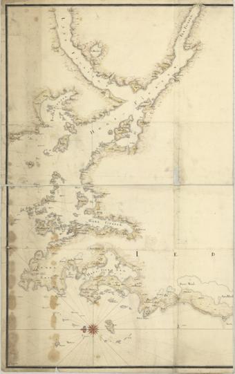 Museumskart 72: Kyststrekningen fra Sireåen  til Tungenes, nordre del