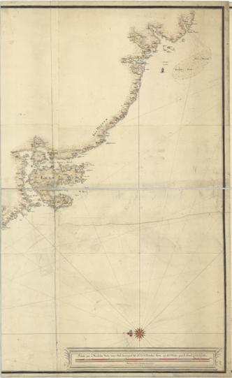 Museumskart 72: Kyststrekningen fra Sireåen  til Tungenes, søndre del