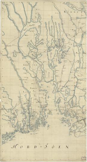 Norge 99-9-a: Carte over Norge fra Nærøen til Lindesnæs
