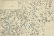 Norge 124g: Sammendraget Kart over en Del af Hedemarkens og Akershus Amter