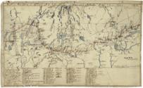 Norge 135: Kart over Grændserne fra Fæmund Siø til Nummedahlen