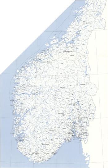 Kommunekart Norge - sørlig del