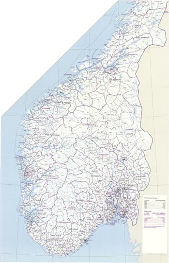 Spesielle kart nr 196: Sørlig del