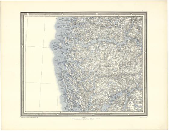 Norge 173-7: Nordhordland og Voss med den største Del af Hardanger, Sogn og Søndfjord.