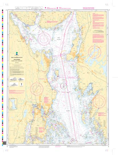 Kartblad 3: Oslofjorden, Fulehuk - Filtvet - Rødtangen