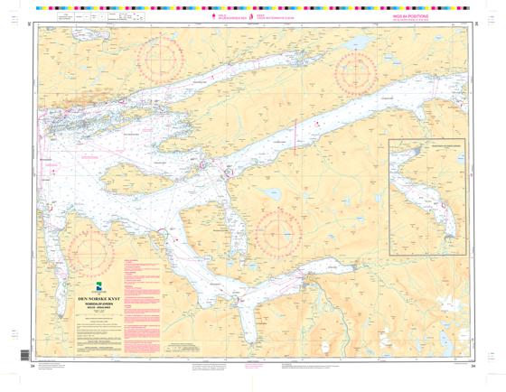 Kartblad 34: Romsdalsfjorden, Molde - Åndalsnes