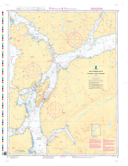 Kartblad 87: Rystraumen - Tromsø - Grøtsundet