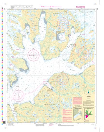 Kartblad 523: Isfjorden