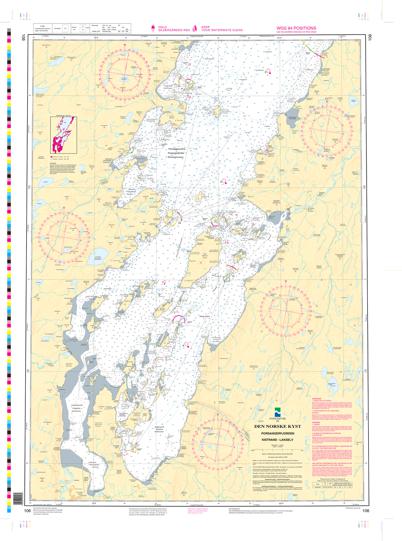 Kartblad 106: Porsangerfjorden - Kistrand - Lakselv