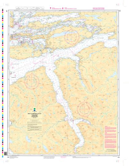 Kartblad 126: Storfjorden, Ytre del med Hjørundfjorden