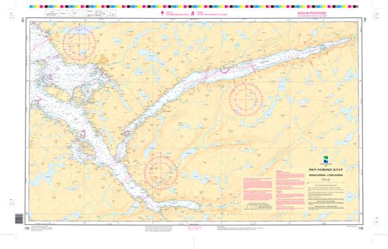 Kartblad 132: Høgsfjorden - Lysefjorden