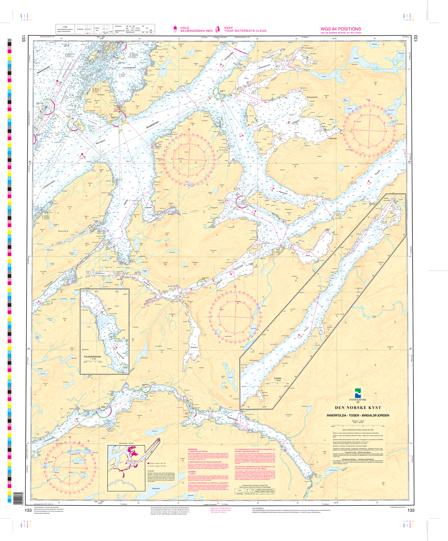 Kartblad 133: Innerfolda - Tosen - Bindalsfjorden