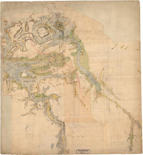 Romsdals amt nr 7: Kart over Terrænet mellem Kristianssund, Sundalen og Romsdalen