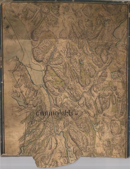Smålenenes amt nr 107-B: Kart over Enningdalen