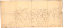 Smålenenes amt nr 22: Kart over Fredrikssten med det øst Fæstningen liggende Terræng
