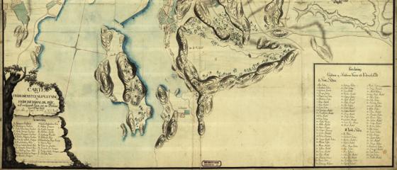 Smålenenes amt nr 98 sør: Carte over Friderichsteens Fæstning (sør)