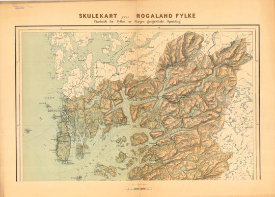 Stavanger amt nr 35-a: Skulekart yver Rogaland Fylke