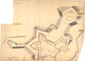 Søndre Trondhjems amt nr 31-2: Carte af Fæstningen Christiansteen ved Trondhiem