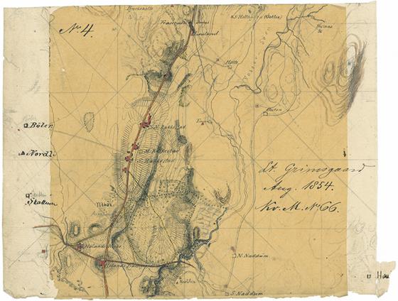 Norge 268 k: Nedskalering fra kvadratmil nr 66