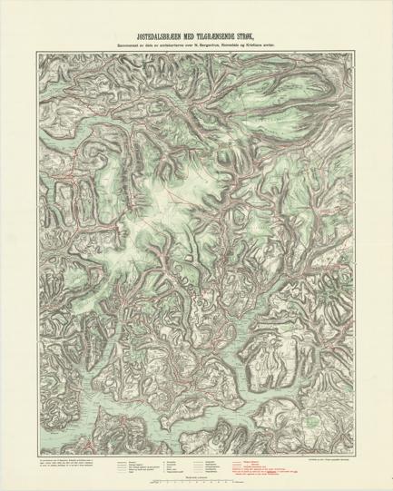 Jostedalsbræen med tilgrænsende strøk