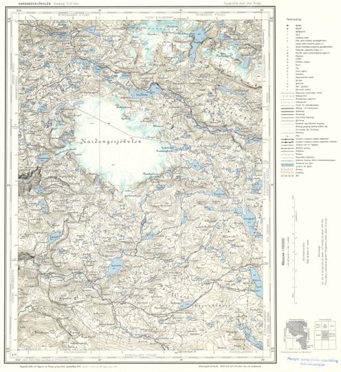 D33 vest Hardangerjøkulen