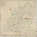 Kartblad 123-1: Carte over det Første Bergenhuusiske Regiments District; versjon 1