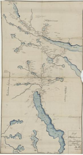 Kartblad 144: Chart over det 1ste Westfieldske Compagnie District