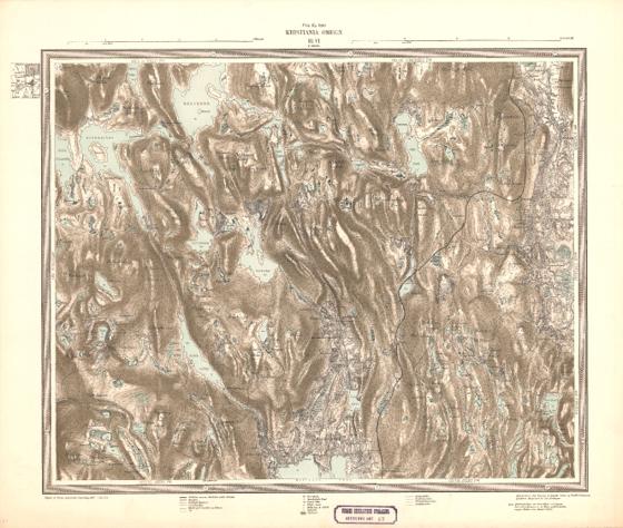 Akershus amt nr 57-6: Kart over Kristiania Omegn